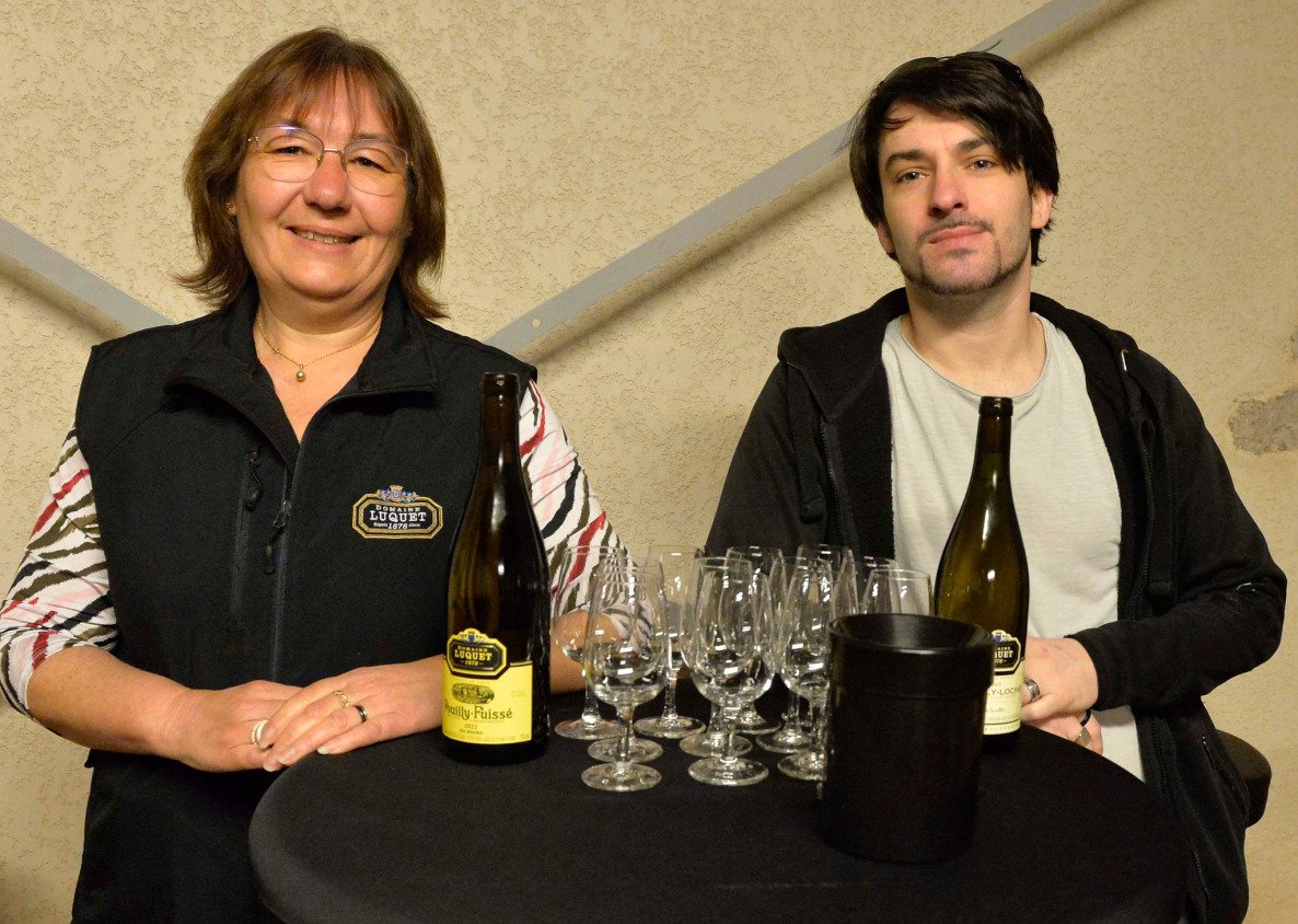 Nos hôtes, mère et fils.
