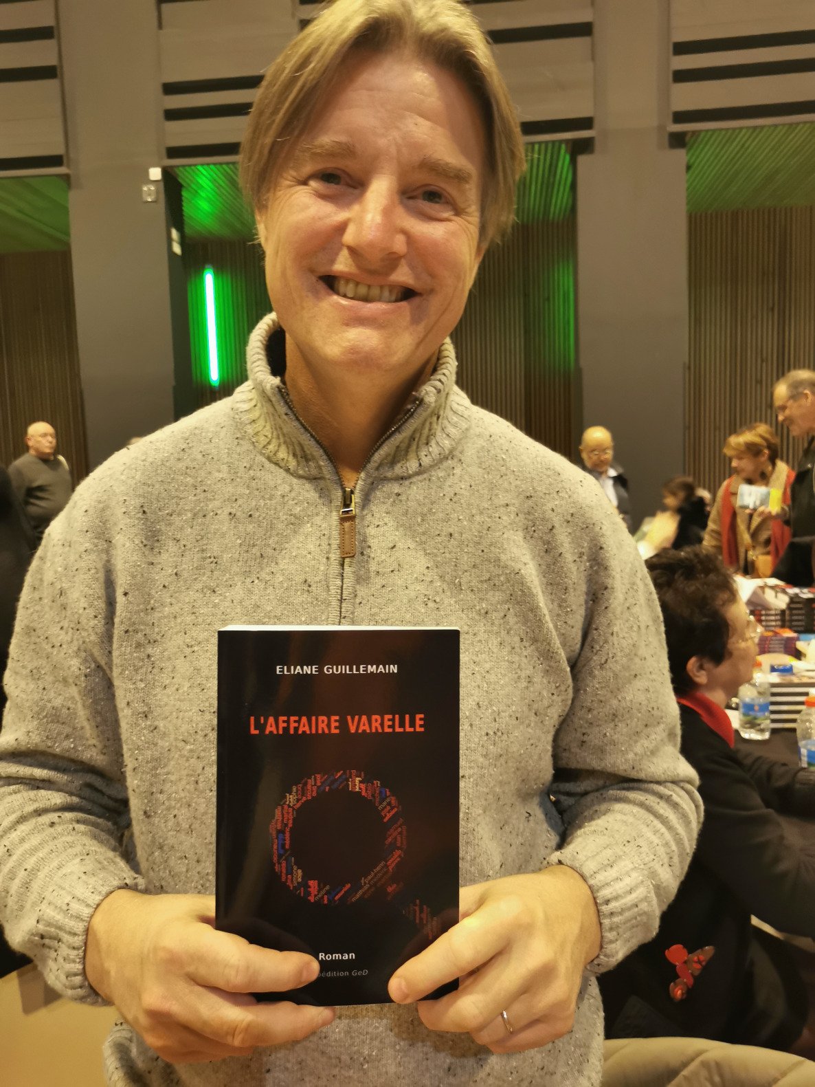 Fabrice Papillon, à Sang D'Encre, mais aussi présent aux Cépages Noirs. Trop sympa et il y en a dans sa tête !