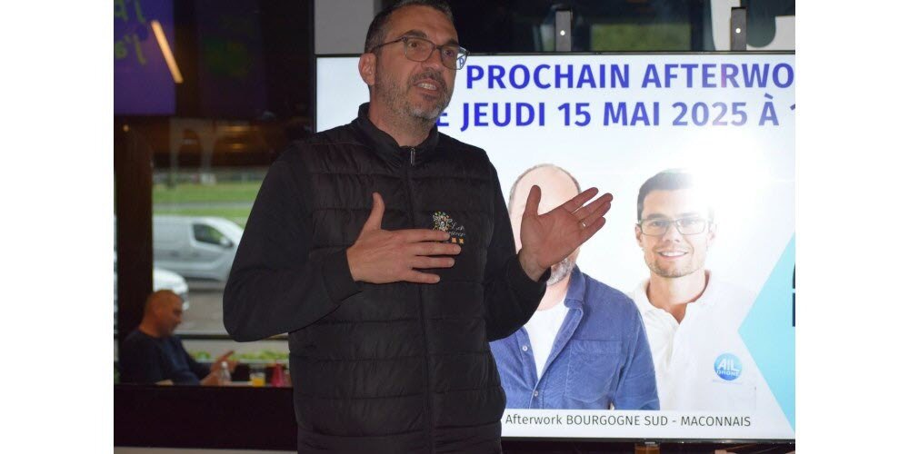 Julien Ponceblanc (Les Chevrières) est un fidèle du réseau Bourgogne Sud Mâconnais et de soirées afterwork