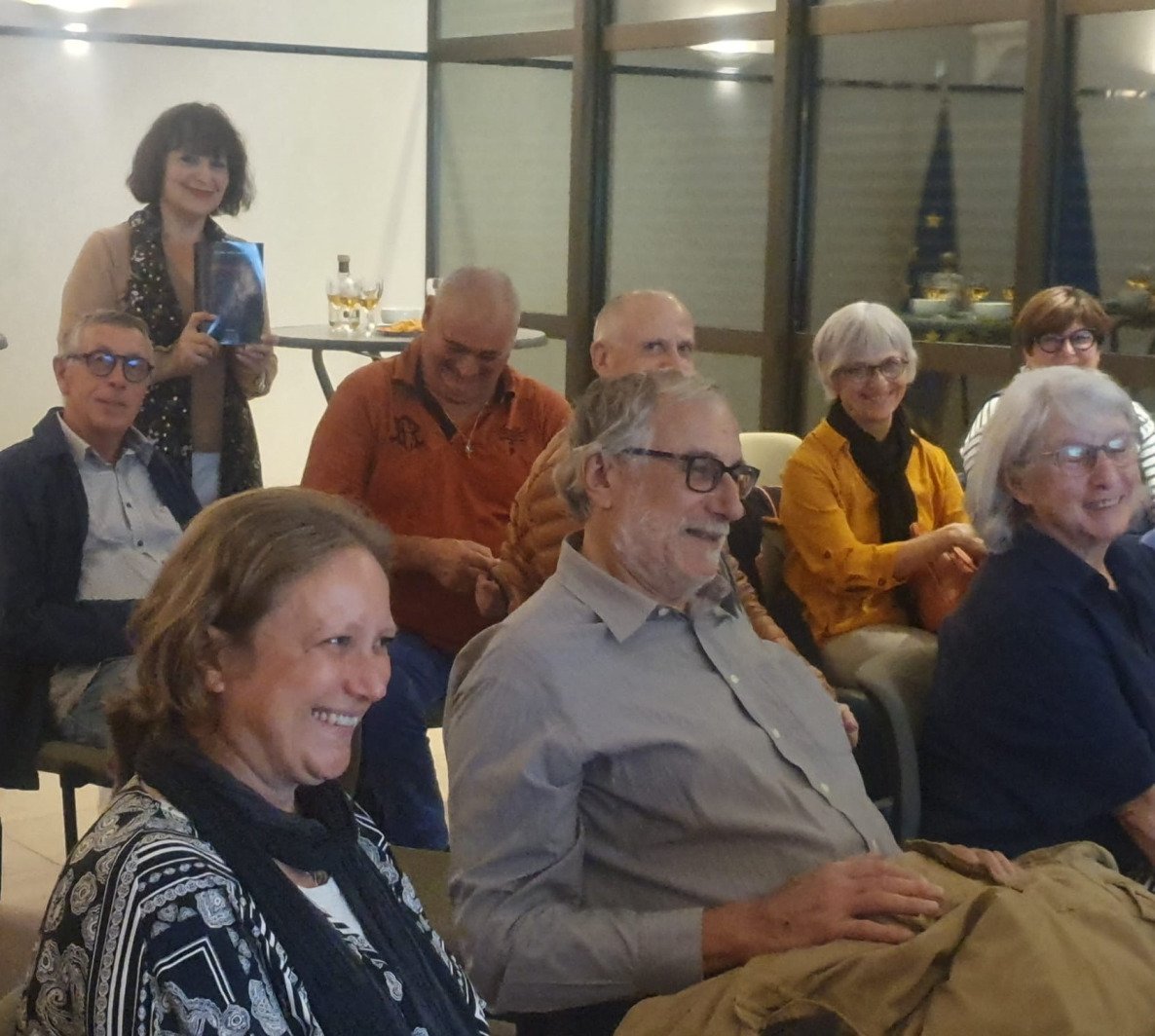 Soirée très conviviale à la Mairie de Chaintré.