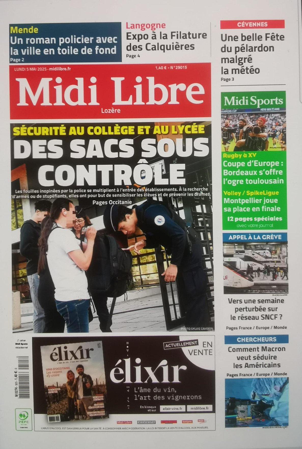 Article Midi Libre Lozère