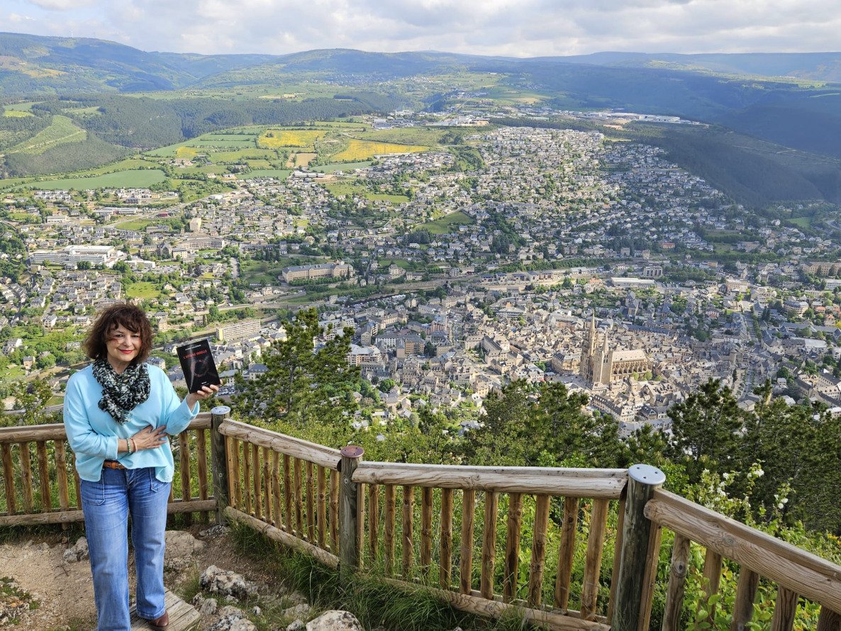 Mont Mimat. Vue sur Mende.