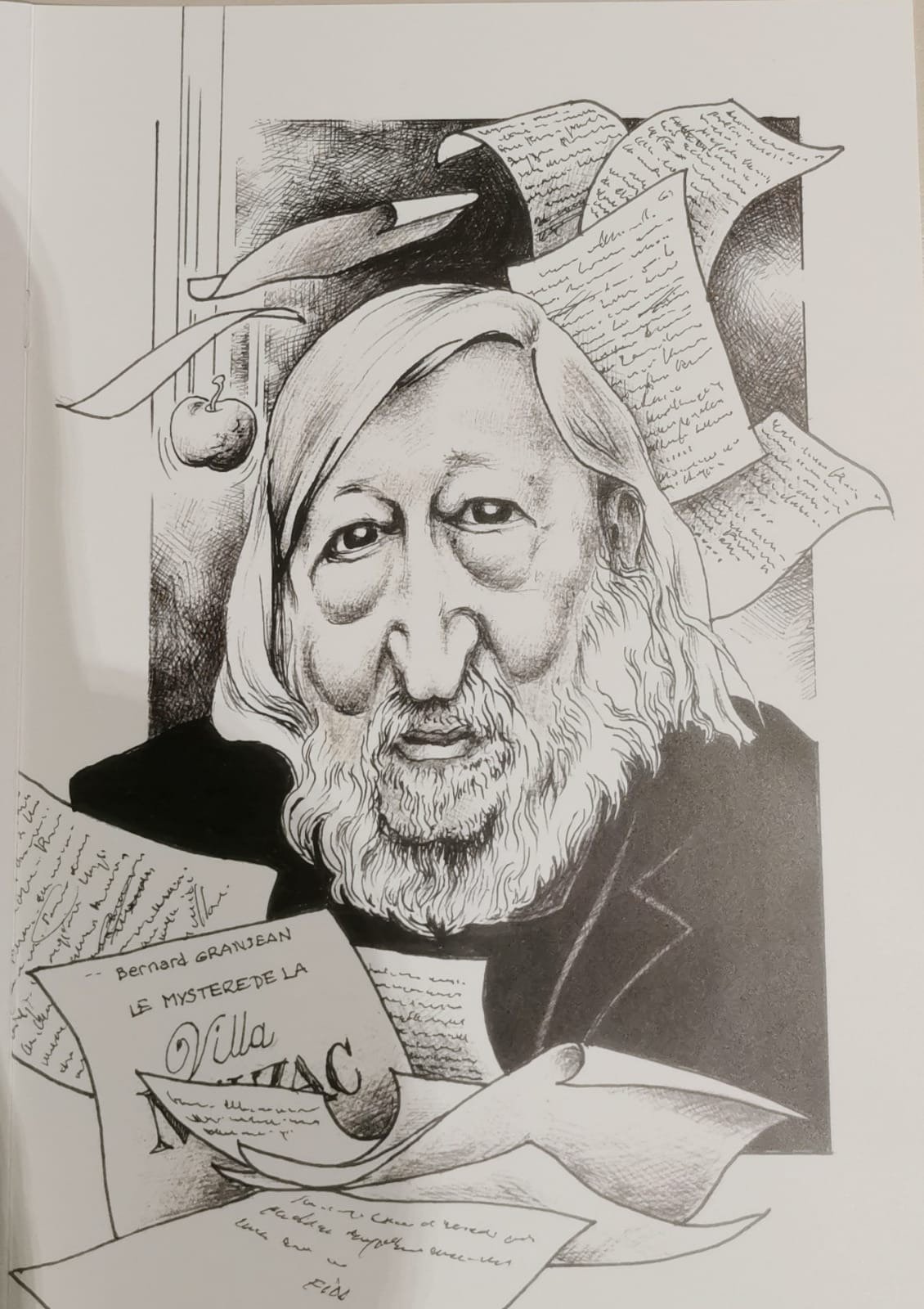 Bernard Granjean, dessiné par Jacques