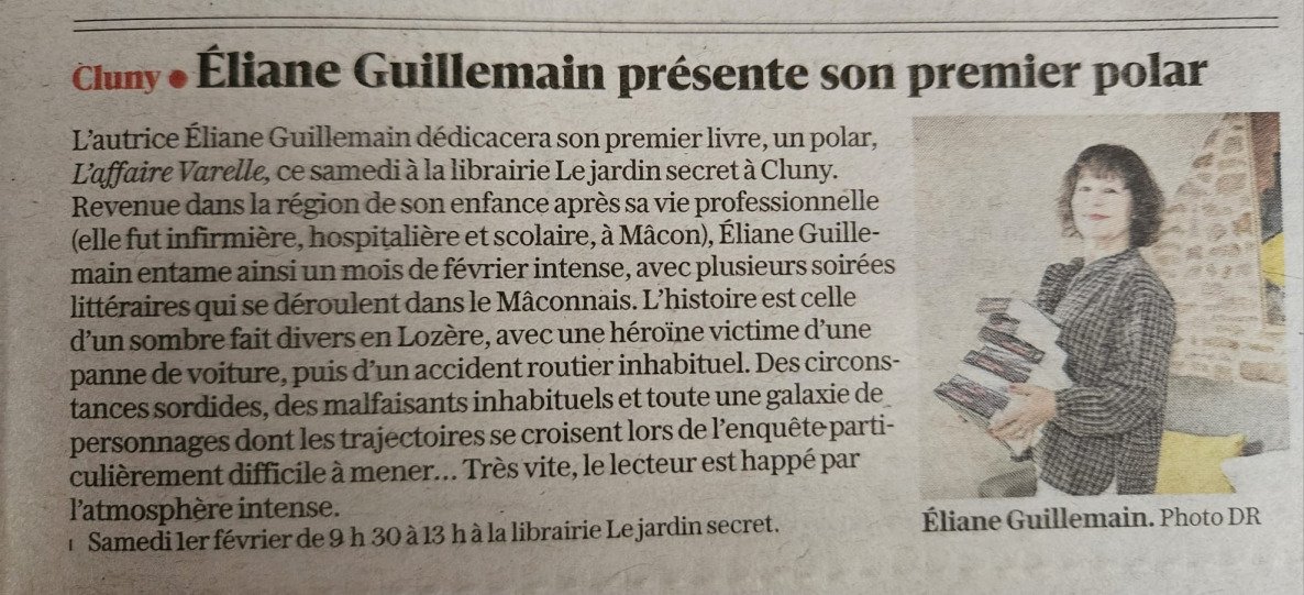 Article de Frédéric Renaud JSL Cluny.